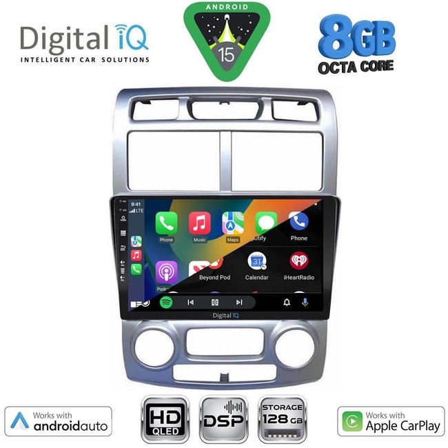 DIGITAL IQ BXF 18324SL_CPAA (CLIMA) (9inc) MULTIMEDIA TABLET for KIA SPORTAGE mod. 2004-2010