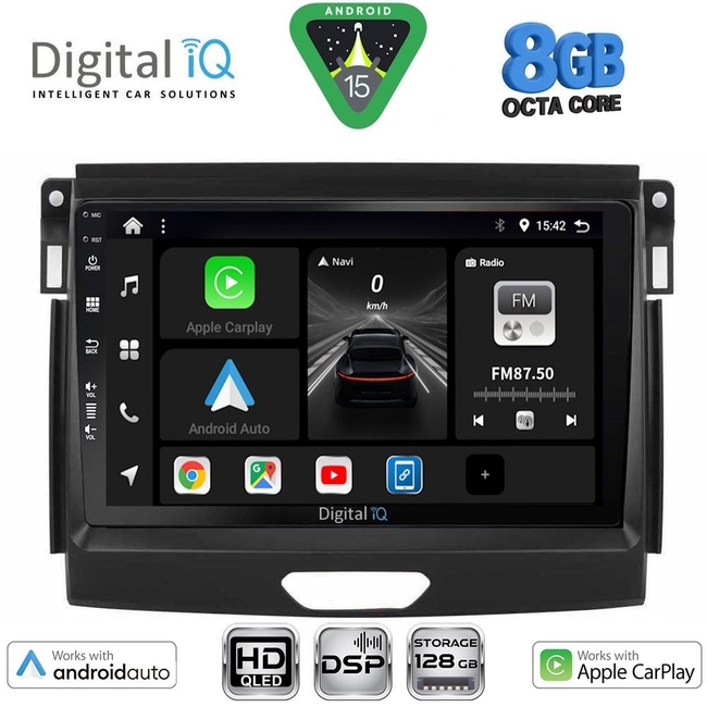 DIGITAL IQ BXF 18172A_CPAA (9inc) MULTIMEDIA TABLET for FORD RANGER mod. 2015-2018