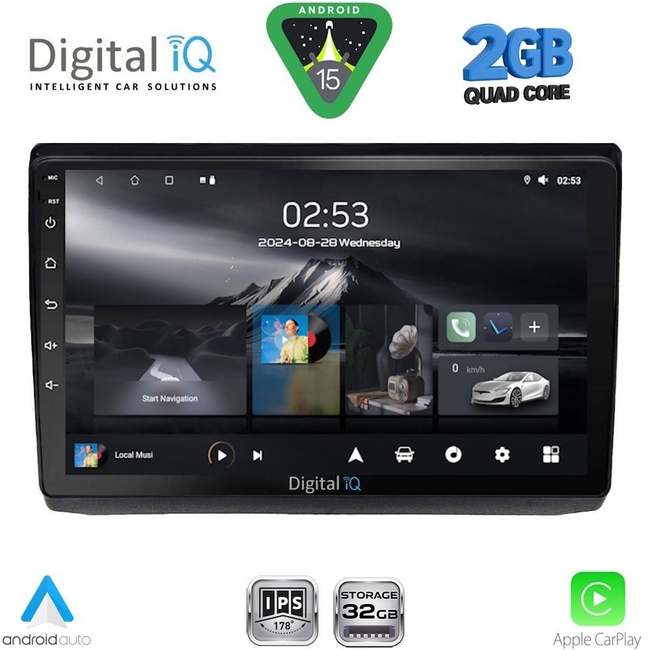 DIGITAL IQ RSD 1558A_CPA (10inc) MULTIMEDIA TABLET for OPEL VIVARO – RENAULT TRAFIC - NISSAN PRIMASTAR mod. 2004-2015