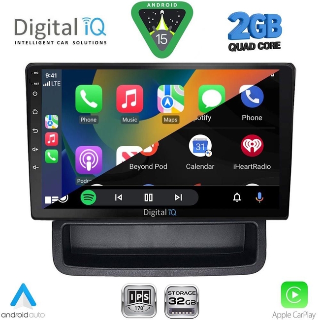 DIGITAL IQ RSD 1558B_CPA (10inc) MULTIMEDIA TABLET for OPEL VIVARO – RENAULT TRAFIC - NISSAN PRIMASTAR mod. 2004-2015