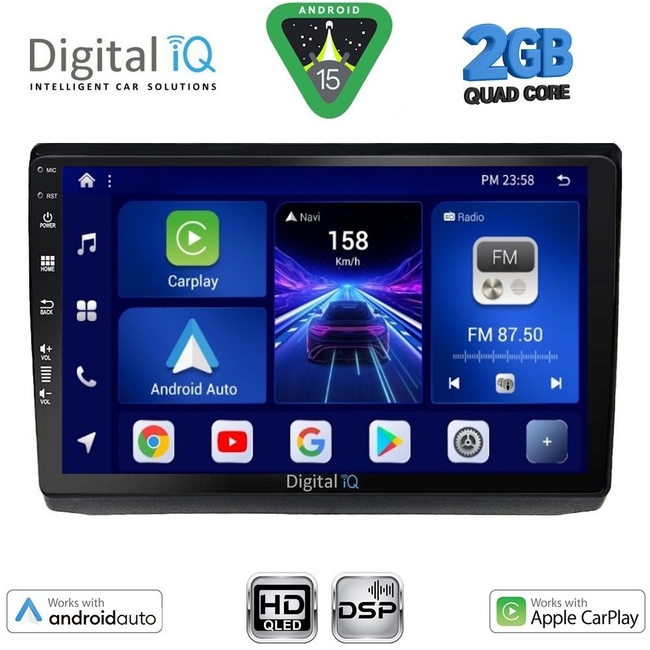 DIGITAL IQ BXC 3558A_CPAA (10inc) MULTIMEDIA TABLET for OPEL VIVARO – RENAULT TRAFIC - NISSAN PRIMASTAR mod. 2004-2015