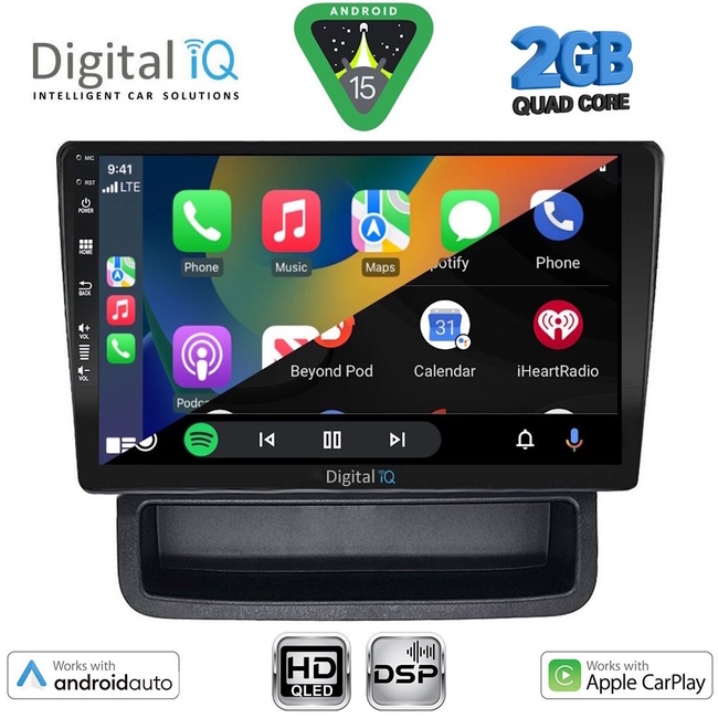 DIGITAL IQ BXC 3558B_CPAA (10inc) MULTIMEDIA TABLET for OPEL VIVARO – RENAULT TRAFIC - NISSAN PRIMASTAR mod. 2004-2015
