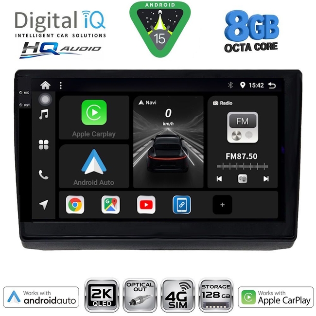 DIGITAL IQ BXK 20558A_CPAA (10inc) MULTIMEDIA TABLET for OPEL VIVARO – RENAULT TRAFIC - NISSAN PRIMASTAR mod. 2004-2015