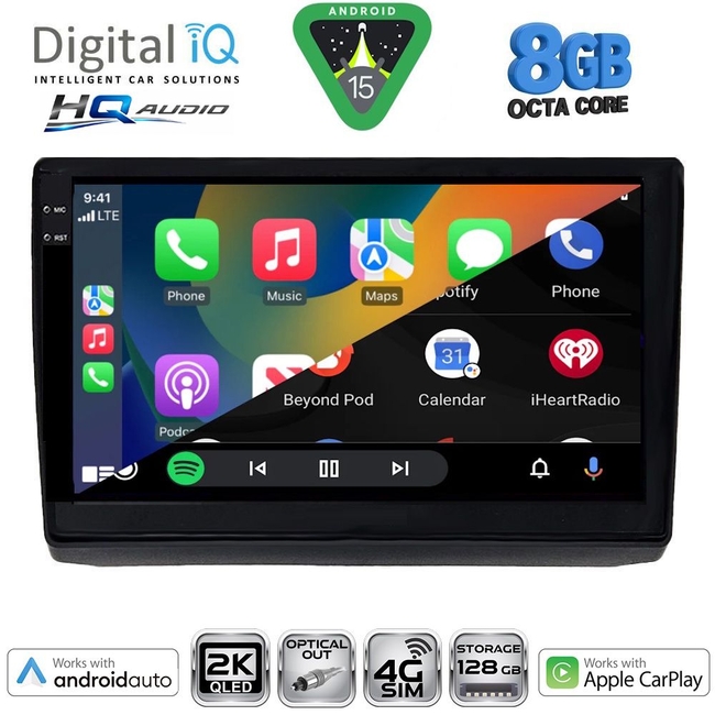 DIGITAL IQ BXK 20558A_CPAA (10inc) MULTIMEDIA TABLET for OPEL VIVARO – RENAULT TRAFIC - NISSAN PRIMASTAR mod. 2004-2015