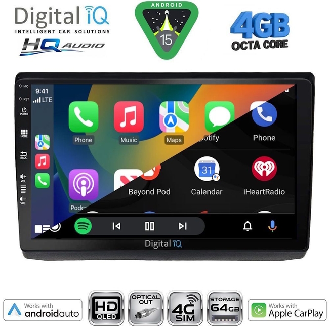 DIGITAL IQ BXK 19558A_CPAA (10inc) MULTIMEDIA TABLET for OPEL VIVARO – RENAULT TRAFIC - NISSAN PRIMASTAR mod. 2004-2015