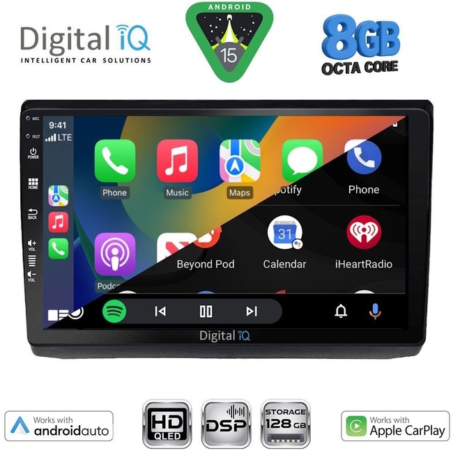 DIGITAL IQ BXF 18558A_CPAA (10inc) MULTIMEDIA TABLET for OPEL VIVARO – RENAULT TRAFIC - NISSAN PRIMASTAR mod. 2004-2015