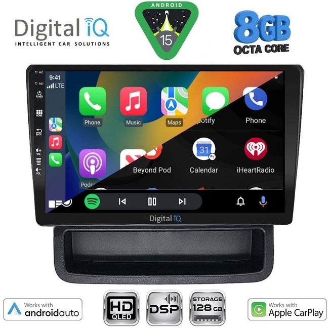 DIGITAL IQ BXF 18558B_CPAA (10inc) MULTIMEDIA TABLET for OPEL VIVARO – RENAULT TRAFIC - NISSAN PRIMASTAR mod. 2004-2015