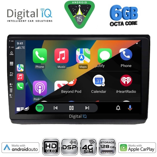 DIGITAL IQ BXF 17558A_CPAA (10inc) MULTIMEDIA TABLET for OPEL VIVARO – RENAULT TRAFIC - NISSAN PRIMASTAR mod. 2004-2015