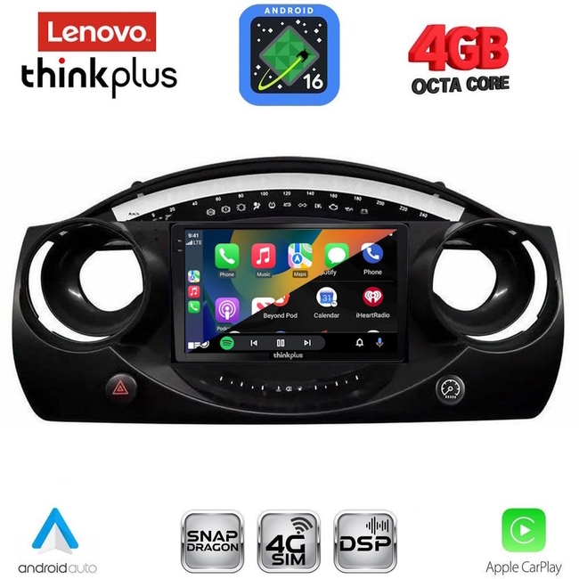 LENOVO LTG 7063_CPA (9inc) MULTIMEDIA TABLET for MINI COOPER (R50-R52-R53) mod. 2000-2006