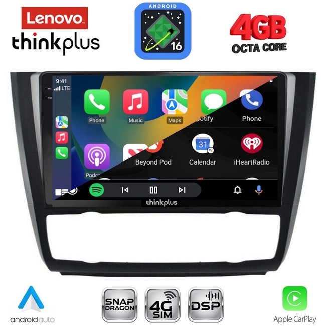 LENOVO LTG 7040_CPA CLIMA (9inc) MULTIMEDIA TABLET for BMW S.1  E81-82-87-88 mod. 2004-2013