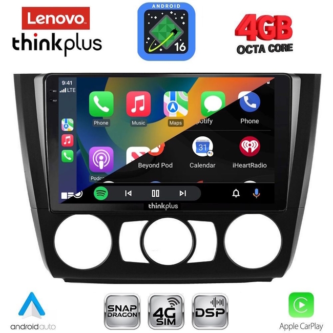 LENOVO LTG 7040_CPA A/C (9inc) MULTIMEDIA TABLET for BMW S.1  E81-82-87-88 mod. 2004-2013