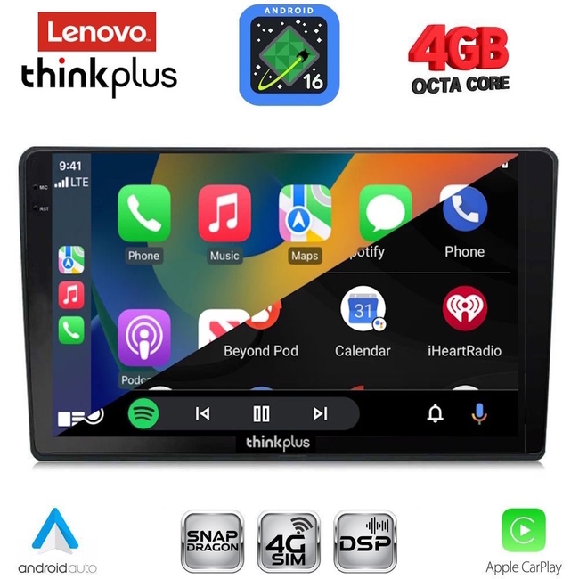 LENOVO LTG 7020_CPA (9inc) MULTIMEDIA TABLET for ALFA ROMEO 159 – SPIDER – BRERA mod. 2004-2012