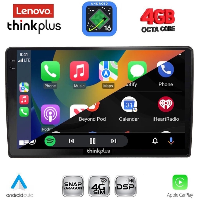 LENOVO LTG 7005_CPA (10inc) MULTIMEDIA TABLET for AUDI A4 mod. 2008-2015