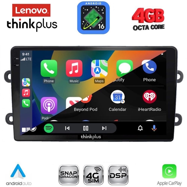 LENOVO LTG 7102_CPA (9inc) MULTIMEDIA TABLET for DACIA DUSTER mod. 2012-2019
