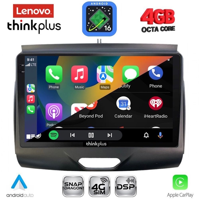 LENOVO LTG 7172B_CPA (9inc) MULTIMEDIA TABLET for FORD RANGER mod. 2015-2018