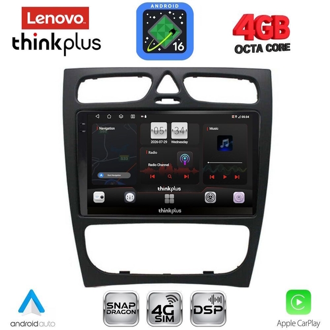 LENOVO LTG 7402_CPA (9inc) MULTIMEDIA TABLET for MERCEDES C (W203) mod. 1999-2004