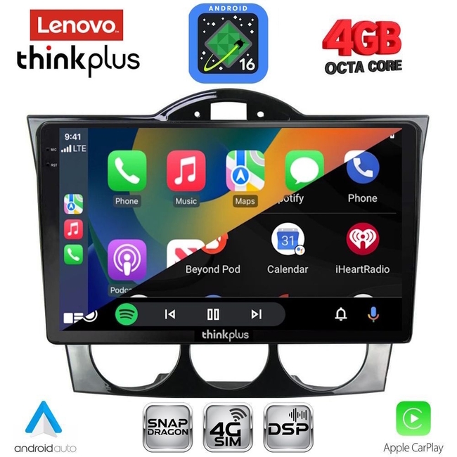 LENOVO LTG 7394_CPA (9inc) MULTIMEDIA TABLET for MAZDA RX8 mod. 2001-2008