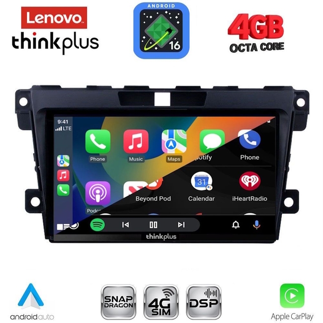 LENOVO LTG 7389_CPA (9inc) MULTIMEDIA TABLET for MAZDA CX7  mod. 2006-2012