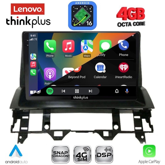 LENOVO LTG 7376_CPA DASH (10inc) MULTIMEDIA TABLET for MAZDA 6 mod. 2002-2008