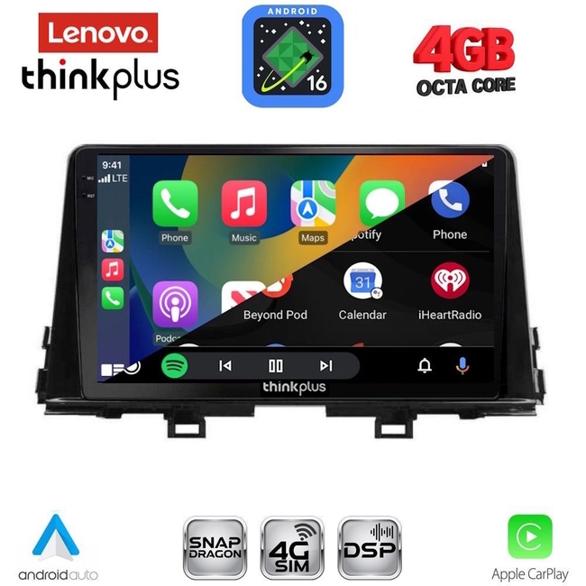 LENOVO LTG 7309_CPA (9inc) MULTIMEDIA TABLET for KIA PICANTO mod. 2017-2021