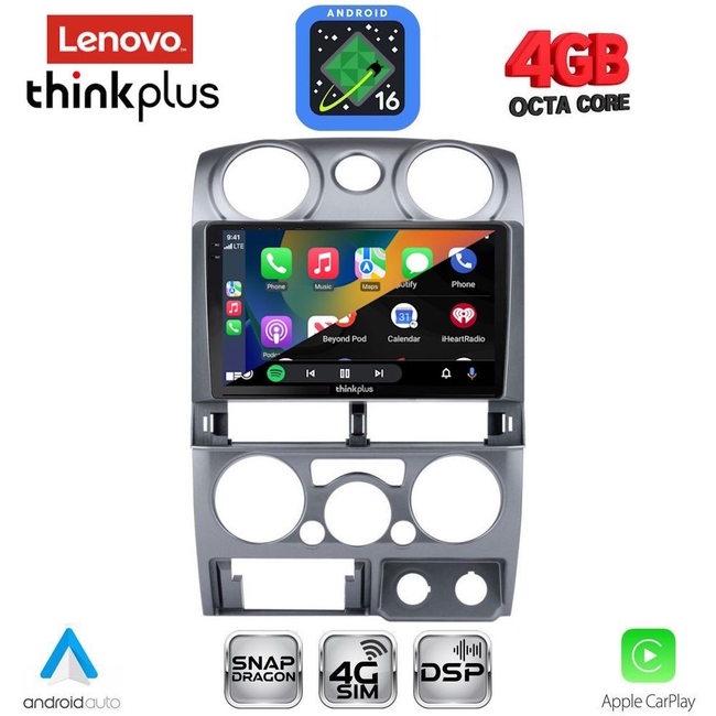 LENOVO LTG 7254SL_CPA (9inc) MULTIMEDIA TABLET for ISUZU D-MAX mod. 2008-2012 (SILVER)