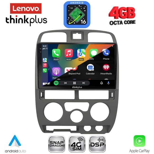 LENOVO LTG 7253GR_CPA (9inc) MULTIMEDIA TABLET for ISUZU D-MAX mod. 2002-2008 (GREY)