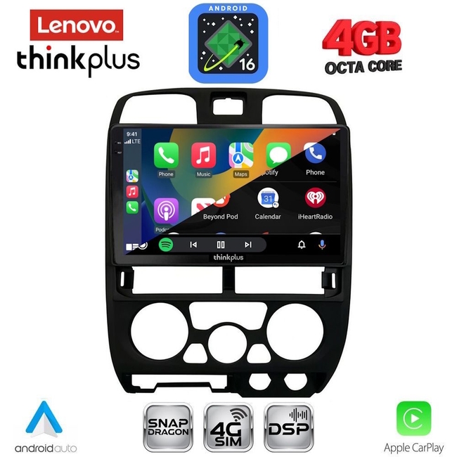 LENOVO LTG 7253BL_CPA (9inc) MULTIMEDIA TABLET for ISUZU D-MAX mod. 2002-2008 (BLACK)