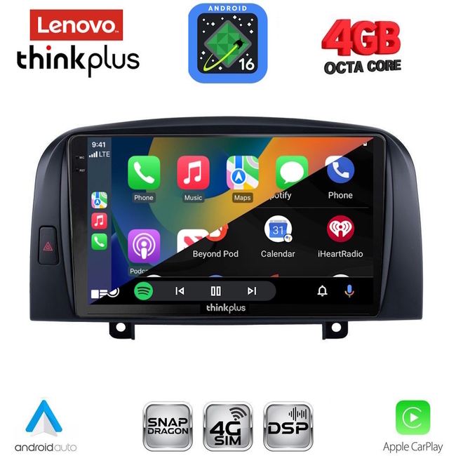 LENOVO LTG 7248_CPA (9inc) MULTIMEDIA TABLET for HYUNDAI SONATA mod. 2006-2009