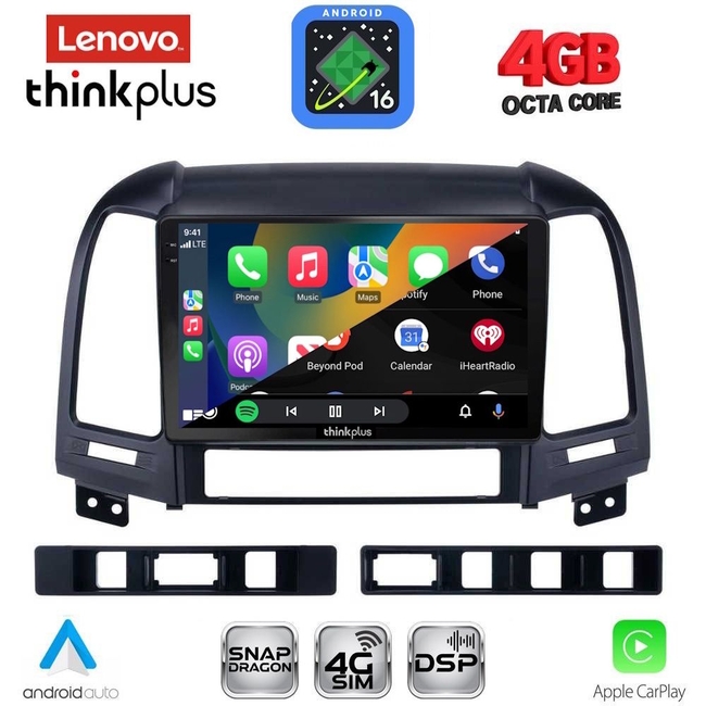 LENOVO LTG 7239_CPA (9inc) MULTIMEDIA TABLET for HYUNDAI SANTA FE mod. 2005-2013