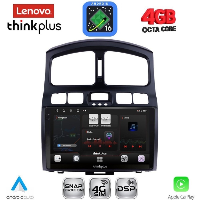 LENOVO LTG 7236_CPA (9inc) MULTIMEDIA TABLET for HYUNDAI SANTA FE mod. 2003-2006