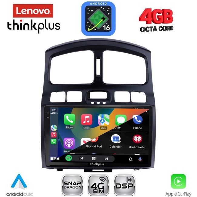 LENOVO LTG 7236_CPA (9inc) MULTIMEDIA TABLET for HYUNDAI SANTA FE mod. 2003-2006