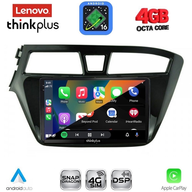 LENOVO LTG 7229_CPA (9inc) MULTIMEDIA TABLET for HYUNDAI i20 mod. 2014-2018
