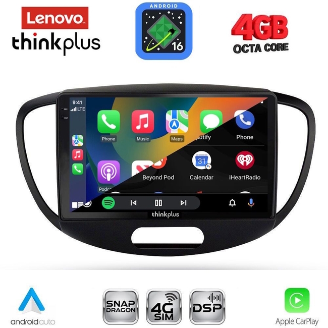 LENOVO LTG 7223_CPA (9inc) MULTIMEDIA TABLET for HYUNDAI i10 mod. 2008-2013