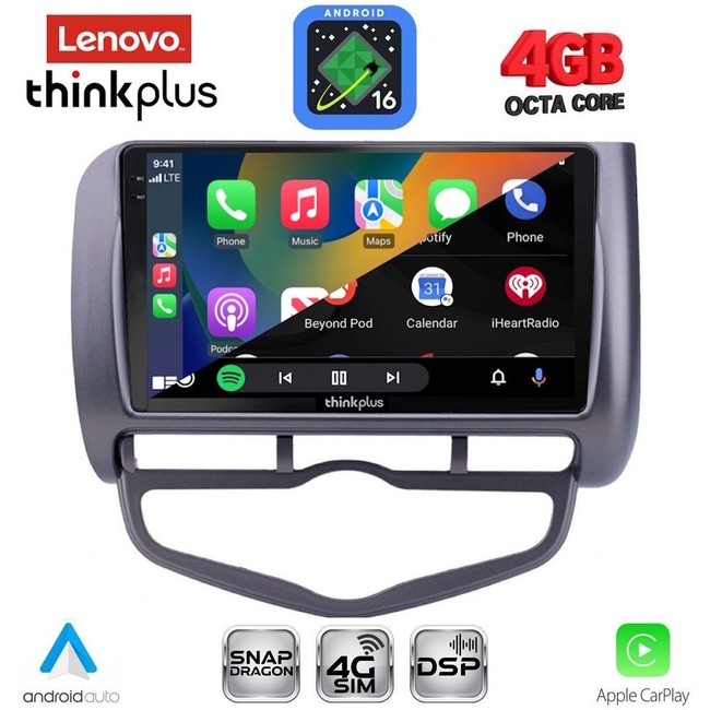LENOVO LTG 7210_CPA CLIMA (9inc) MULTIMEDIA TABLET for HONDA JAZZ mod. 2002-2008