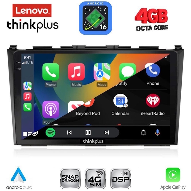 LENOVO LTG 7197_CPA (9inc) MULTIMEDIA TABLET for HONDA CRV mod. 2006-2012