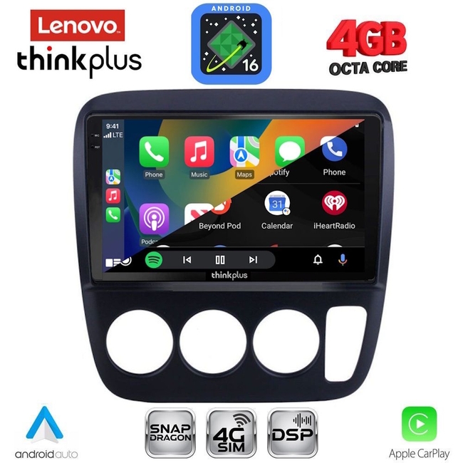 LENOVO LTG 7196_CPA A/C (9inc) MULTIMEDIA TABLET for HONDA CRV mod. 1996-2006