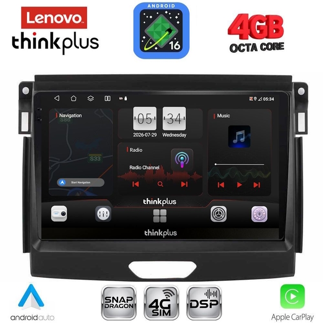 LENOVO LTG 7172A_CPA (9inc) MULTIMEDIA TABLET for FORD RANGER mod. 2015-2018