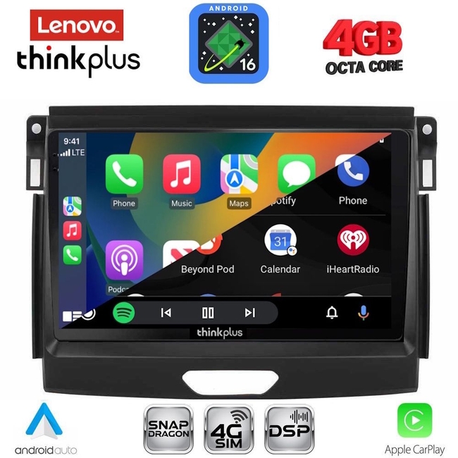 LENOVO LTG 7172A_CPA (9inc) MULTIMEDIA TABLET for FORD RANGER mod. 2015-2018