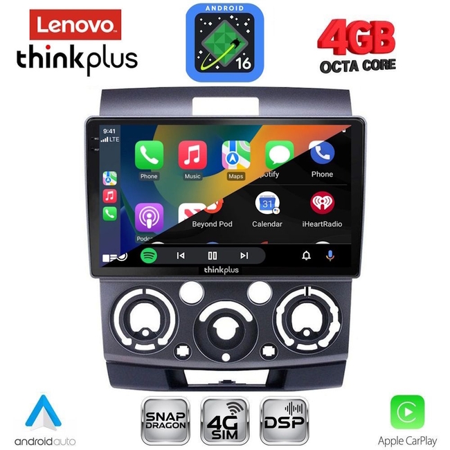 LENOVO LTG 7170_CPA (9inc) MULTIMEDIA TABLET for FORD RANGER | MAZDA BT50 mod. 2006-2011