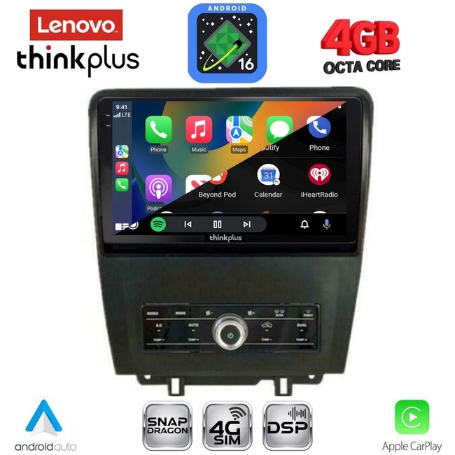 LENOVO LTG 7165_CPA (9inc) MULTIMEDIA TABLET for FORD MUSTANG mod. 2010-2015