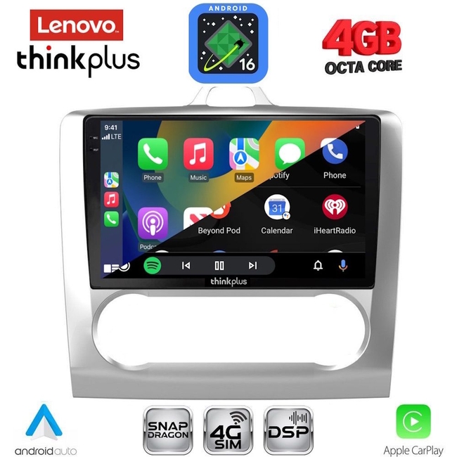 LENOVO LTG 7156SL_CPA CLIMA (9inc) MULTIMEDIA TABLET for FORD FOCUS mod. 2005-2012 (SILVER)