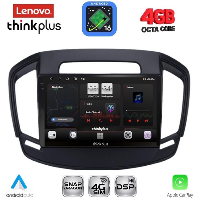 LENOVO LTG 7492_CPA (9inc) MULTIMEDIA TABLET for OPEL INSIGNIA  mod.2014-2017