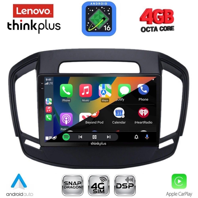 LENOVO LTG 7492_CPA (9inc) MULTIMEDIA TABLET for OPEL INSIGNIA  mod.2014-2017