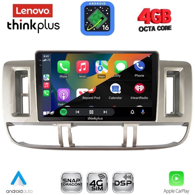 LENOVO LTG 7474_CPA (9inc) MULTIMEDIA TABLET for NISSAN XTRAIL mod. 2000-2004