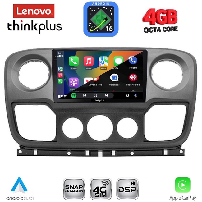 LENOVO LTG 7463_CPA (10inc) MULTIMEDIA TABLET for NISSAN NV400 - OPEL MOVANO - RENAULT MASTER mod. 2010-2020