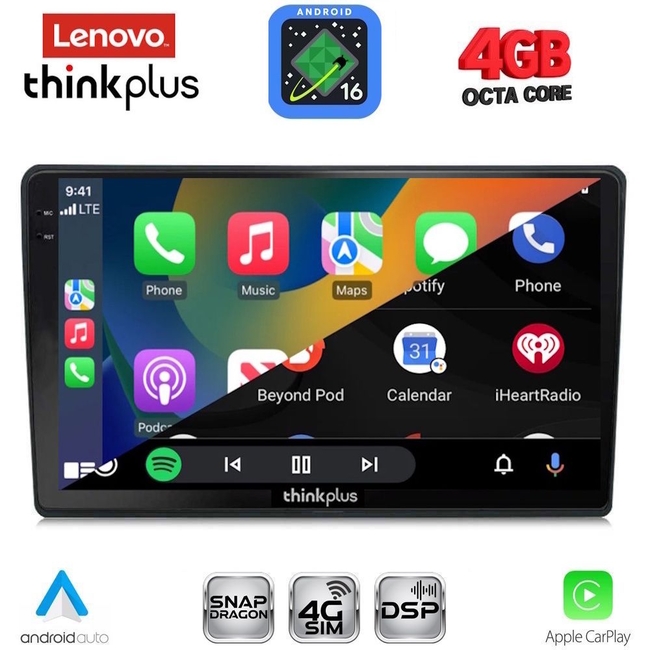 LENOVO LTG 7699_CPA (10inc) MULTIMEDIA TABLET for TOYOTA AURIS mod. 2013-2015
