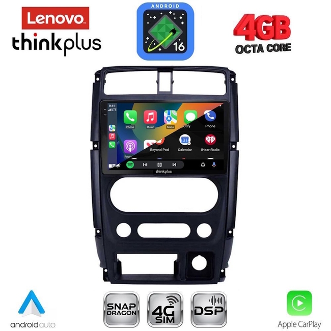 LENOVO LTG 7678_CPA (9inc) MULTIMEDIA TABLET for SUZUKI JIMNY mod. 2007-2017