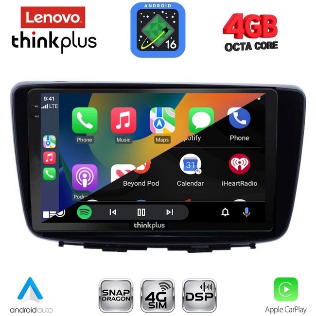 LENOVO LTG 7672_CPA (9inc) MULTIMEDIA TABLET for SUZUKI BALENO mod. 2016-2022