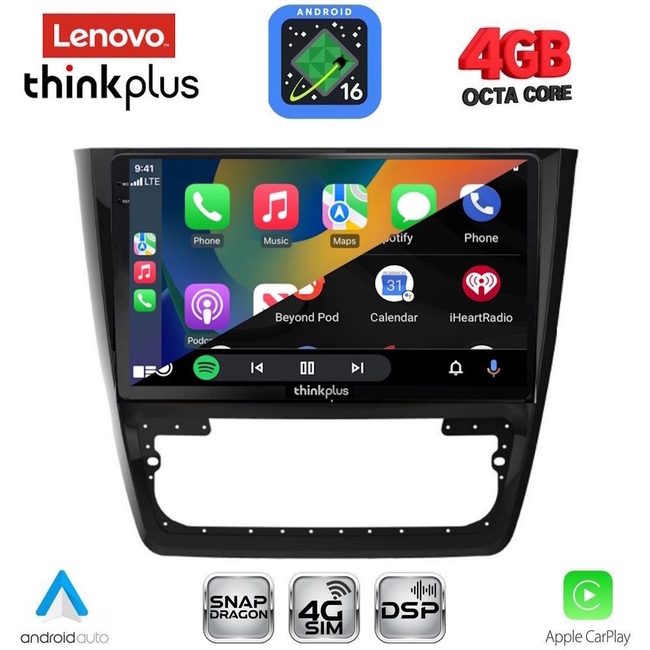 LENOVO LTG 7610_CPA (10inc) MULTIMEDIA TABLET for SKODA YETI mod. 2014-2018
