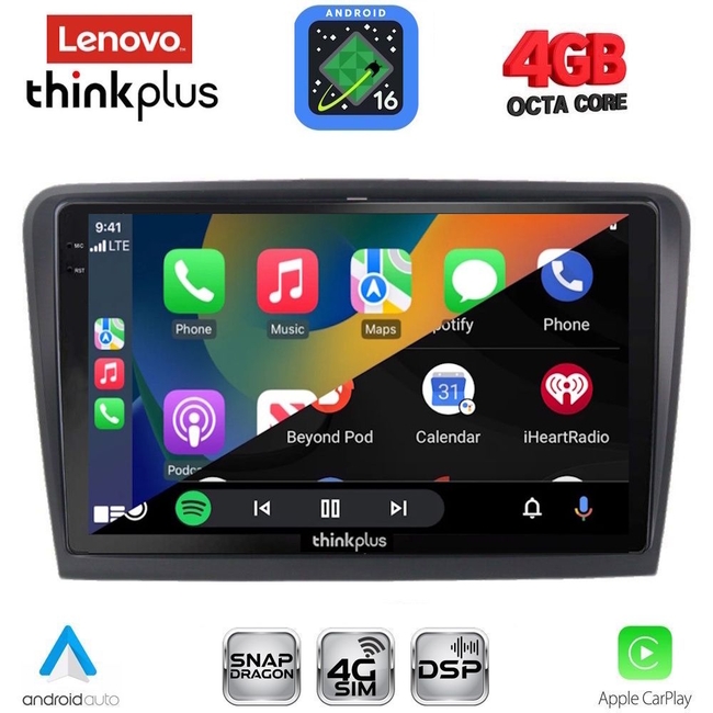 LENOVO LTG 7604B_CPA (10inc) MULTIMEDIA TABLET for SKODA SUPERB mod. 2008-2015